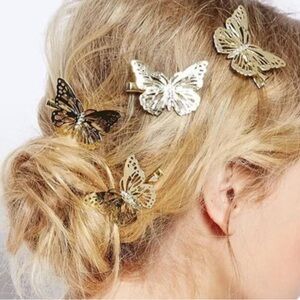 ✨Gold Butterfly Hair Clip Set ✨